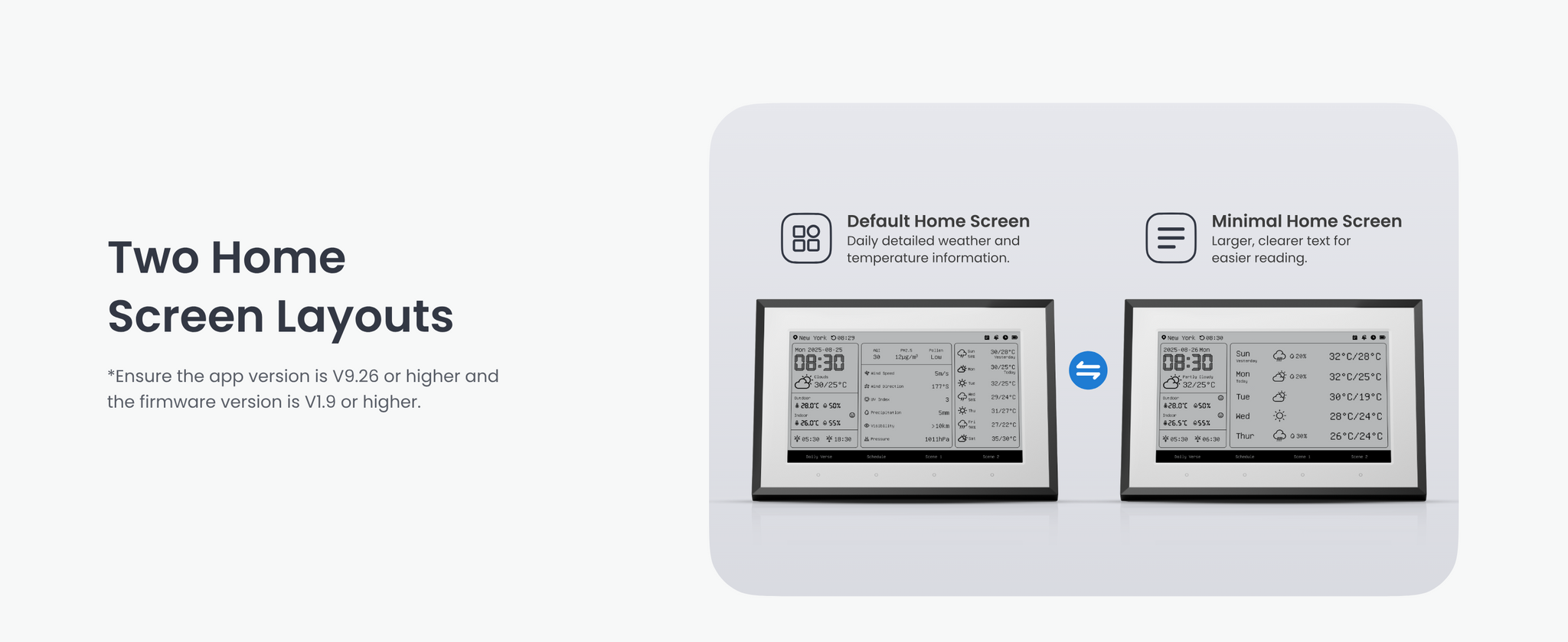 香港行貨 SwitchBot E-INK 資訊看板 Weather station （資訊站 - 集中顯示天氣、溫度、濕度、空氣品質、日曆及待辦事項）