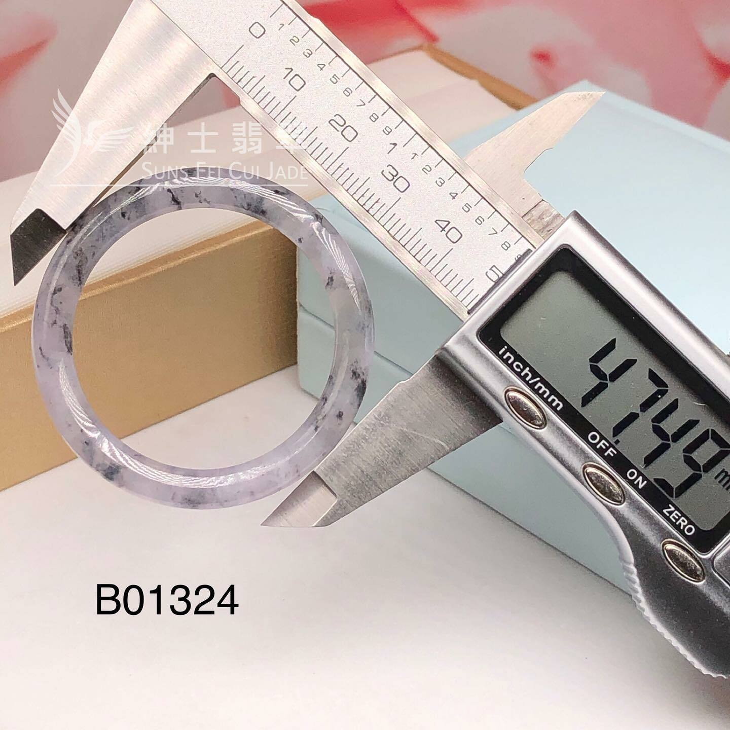 紫底烏雞絲巾扣