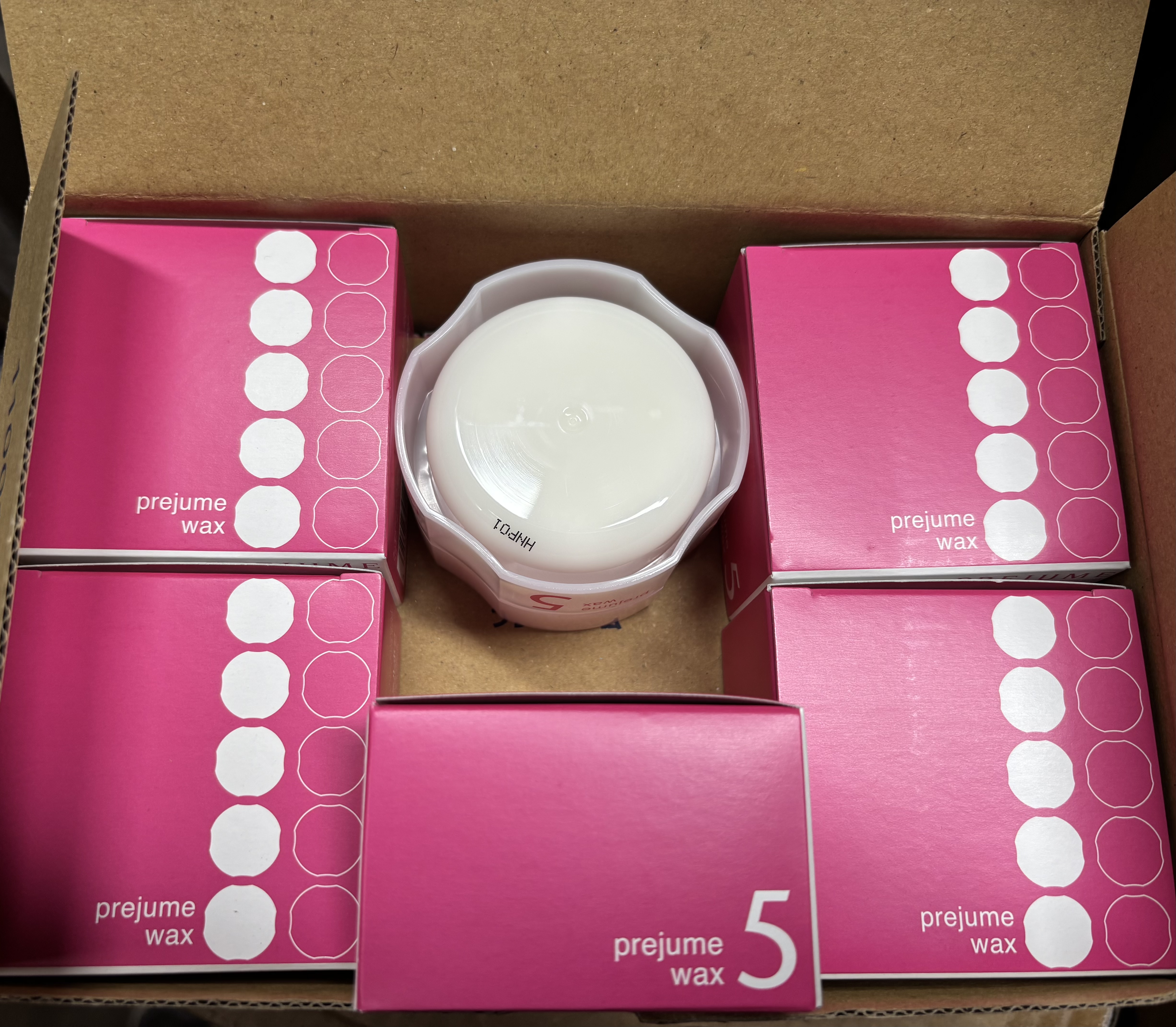 Milbon Prejume Wax No. 5（日本翩俊髮蠟 5號，90g）