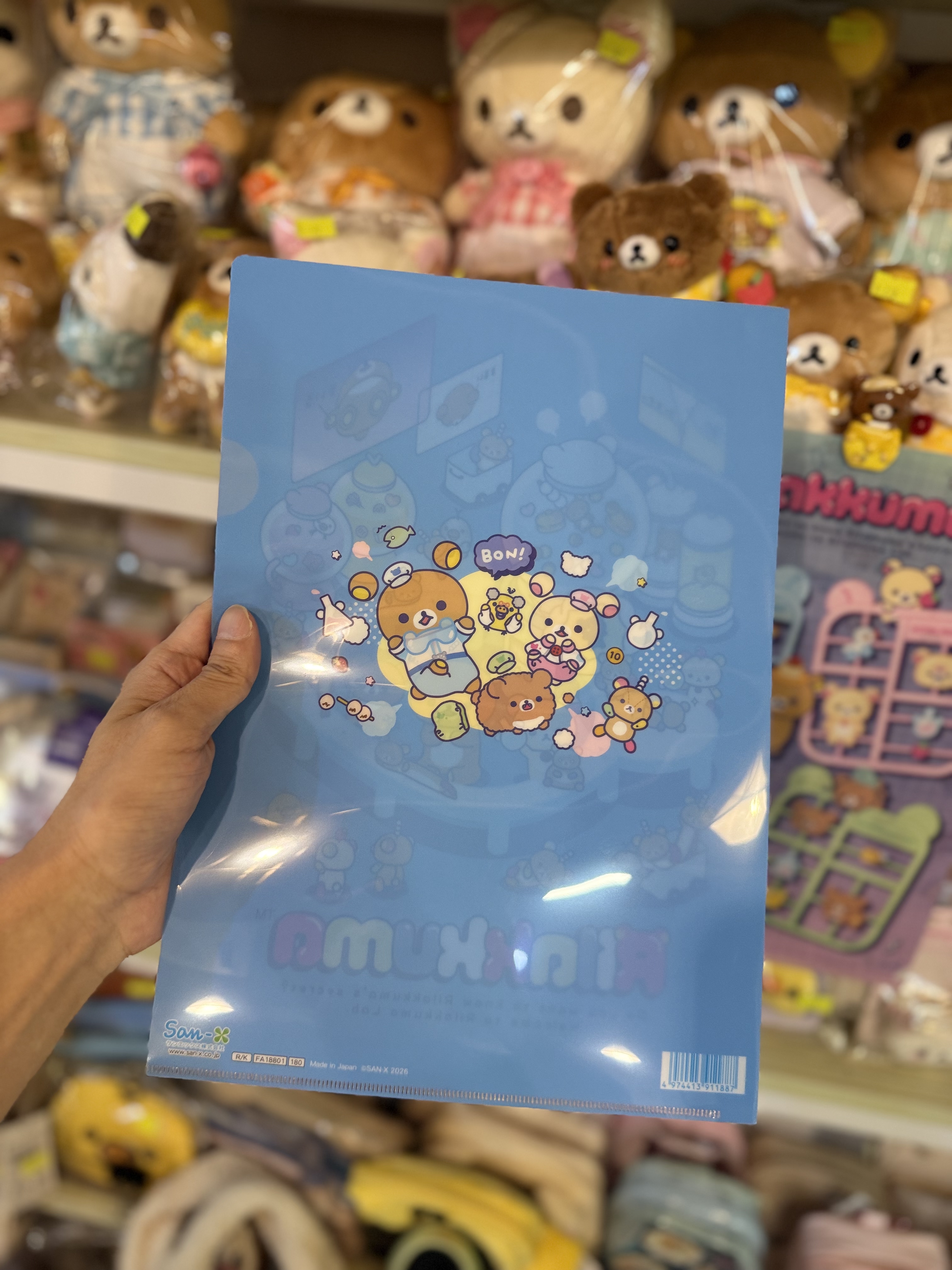 《現貨》全新rilakkuma 實驗室系列A4 單頁file