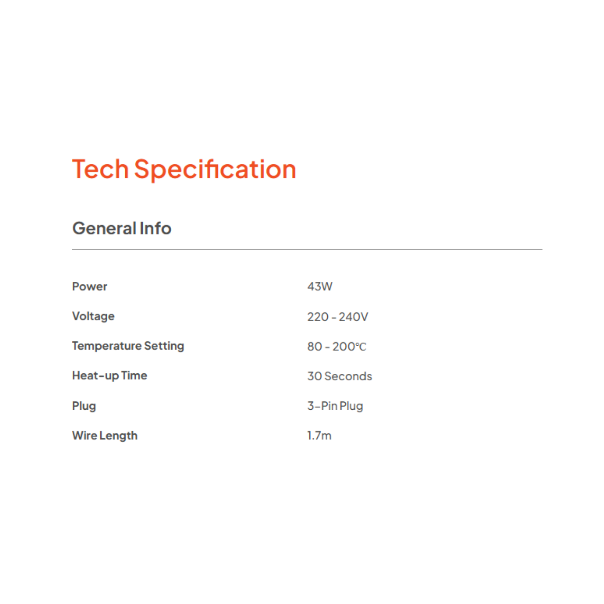 Russell Taylors Hair Straightener (HS1)
