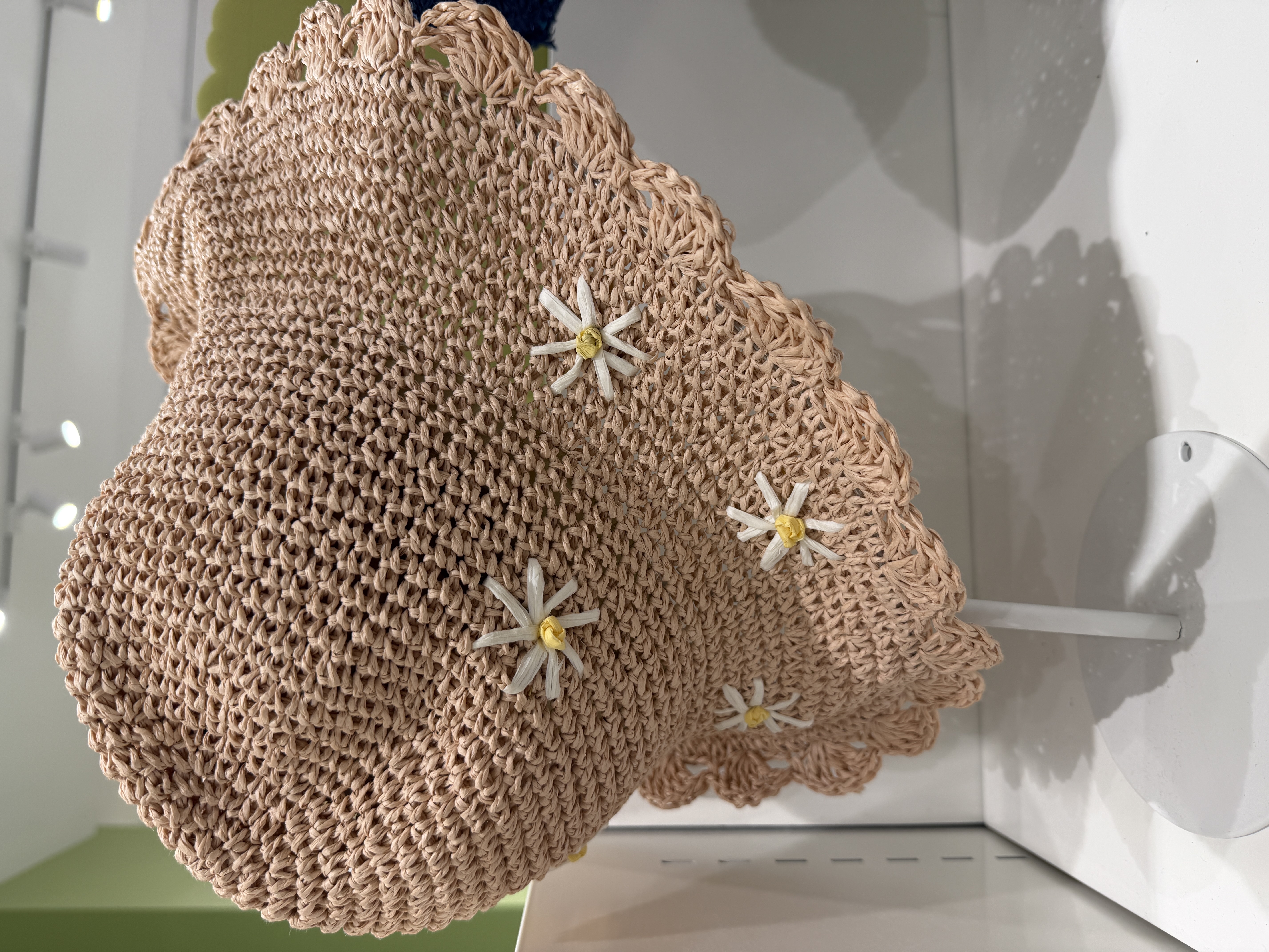 Colorful Mixed Yarn Straw Hat