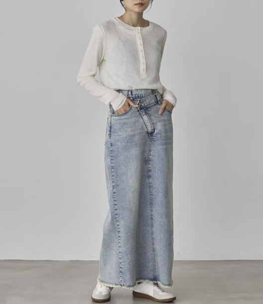 輕盈彈性網紗亨利領上衣 - 2026 流行穿搭  長䄂上衣 春夏時尚穿搭 獨特設計 成人休閒 日常穿搭 易於配搭 日本直送   #JP-I-260033