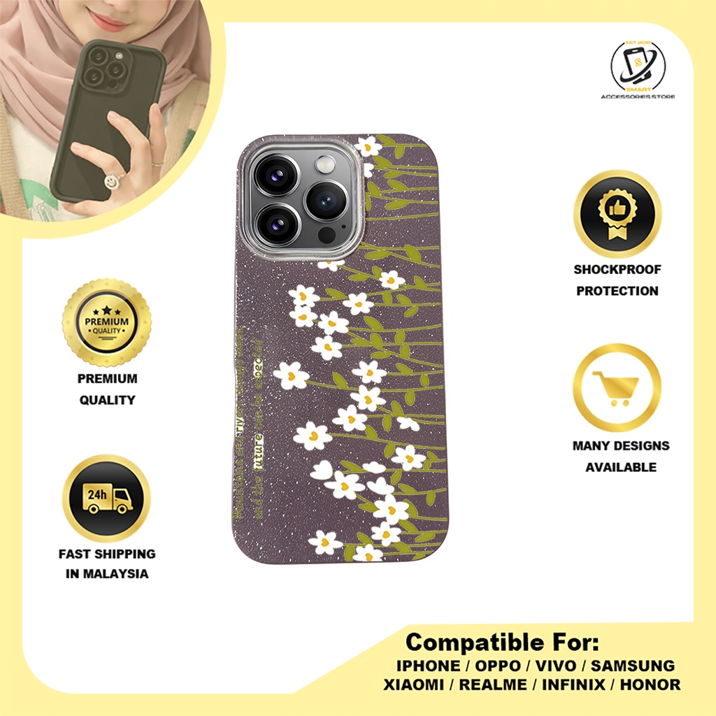 BLING CASE PHONE FOR IPHONE - DESIGN FLOWER A1