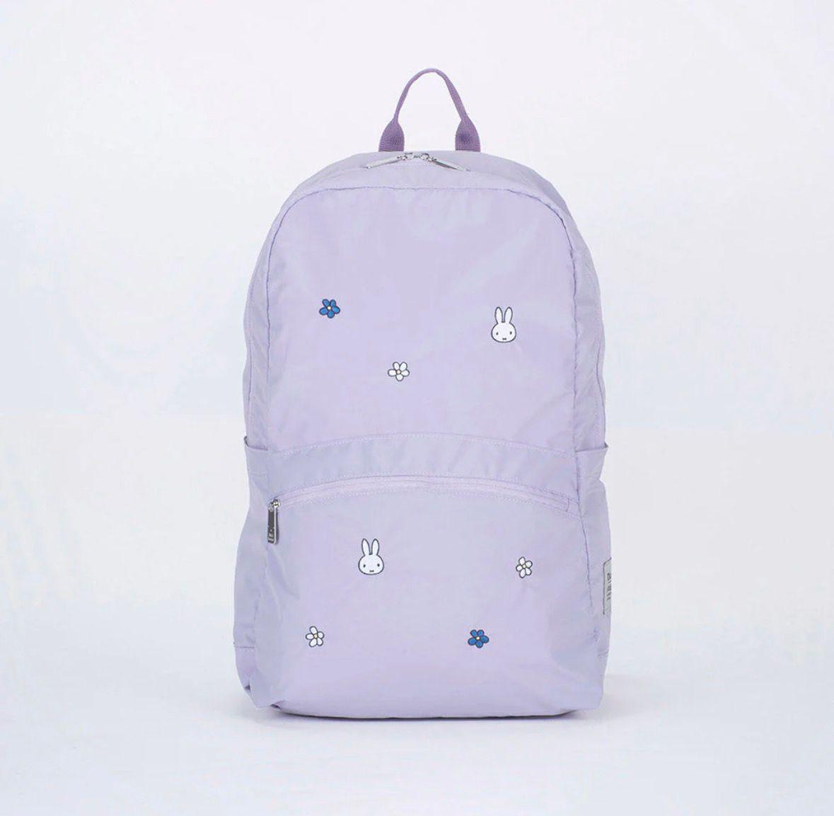 MIFFY 刺繡圖案背囊 藍花裙