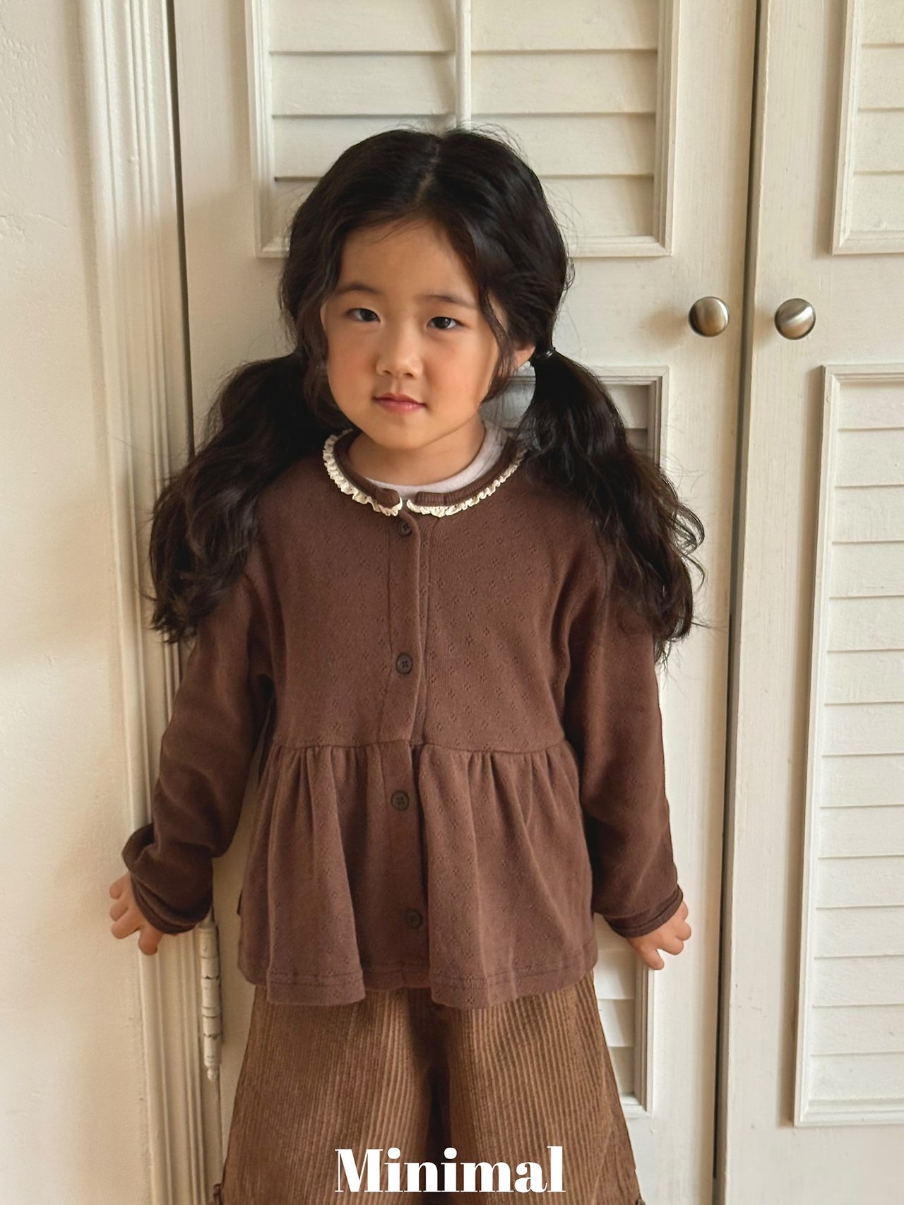 Mnm | Lace Frill Cardigan