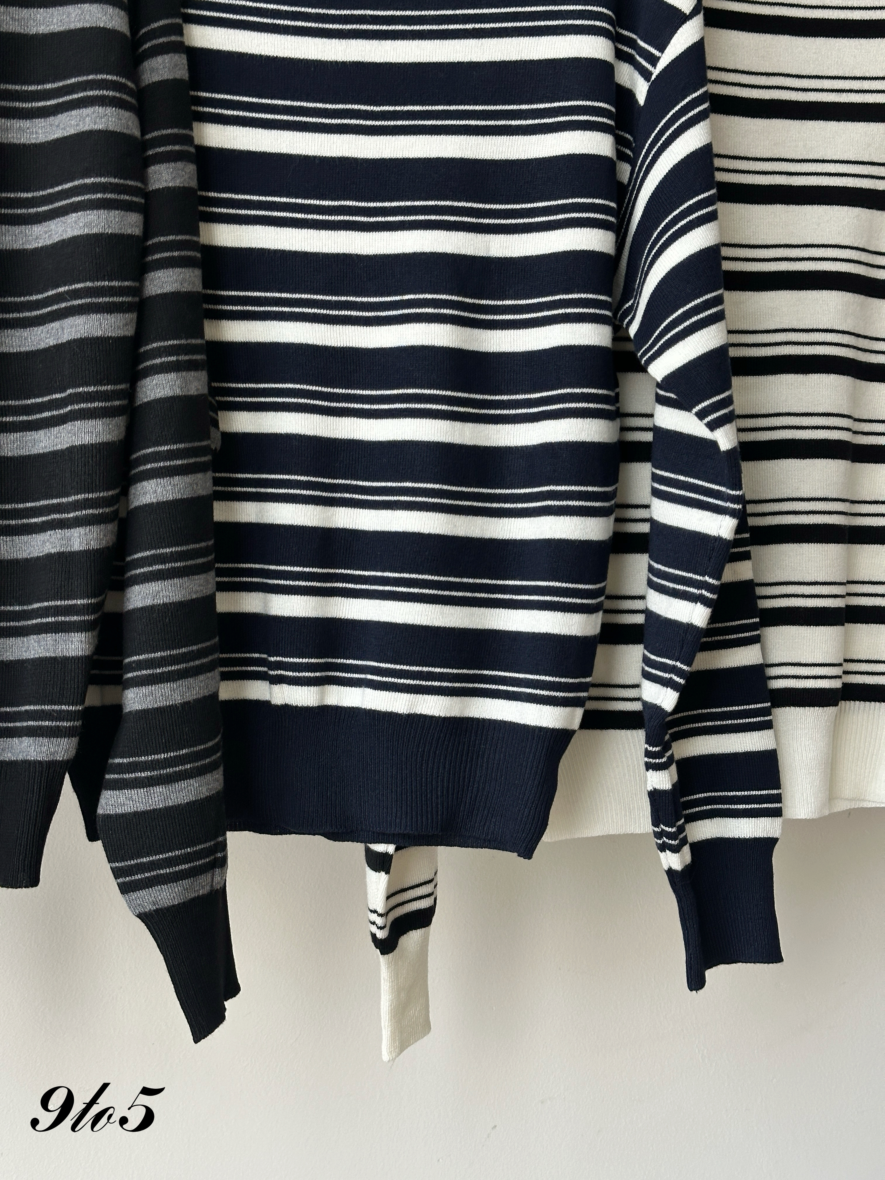 T4224 Off Shoulder Stripe Top - 3 Colors 