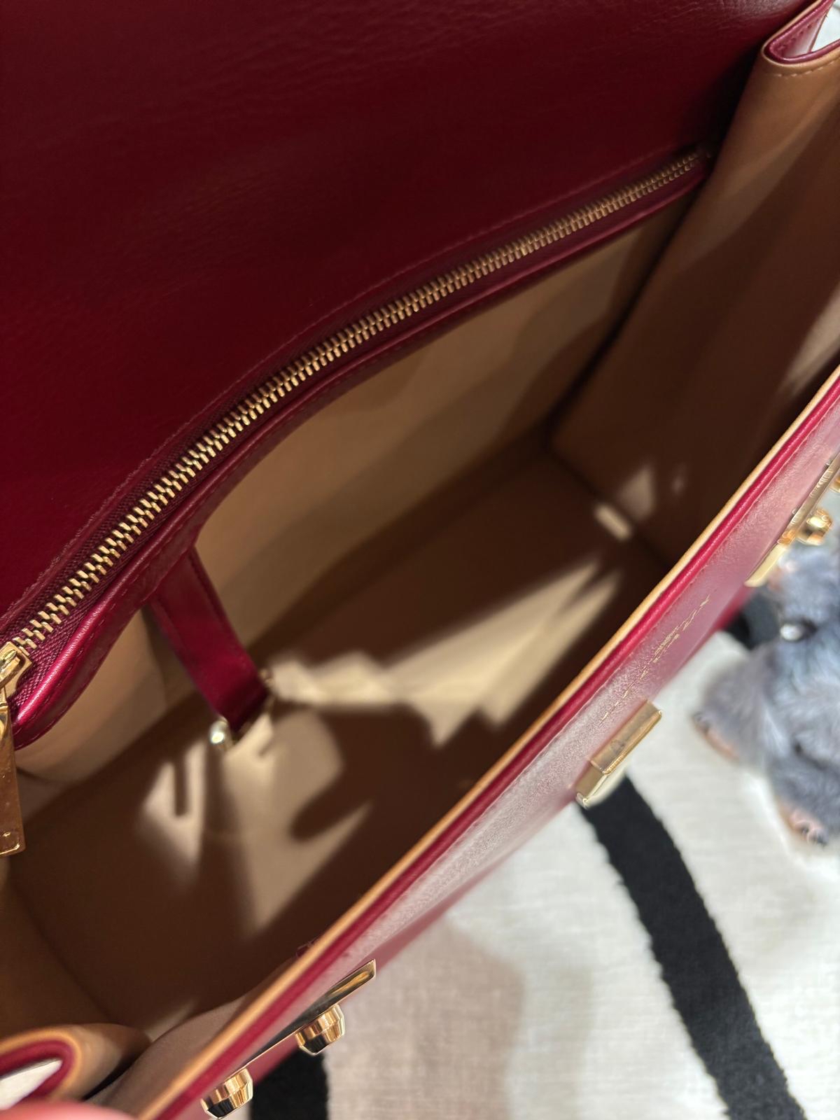 Delvaux Tempete GM 2Way Bag Calfskin 100%Authentic, 98%New ✅Mirror 