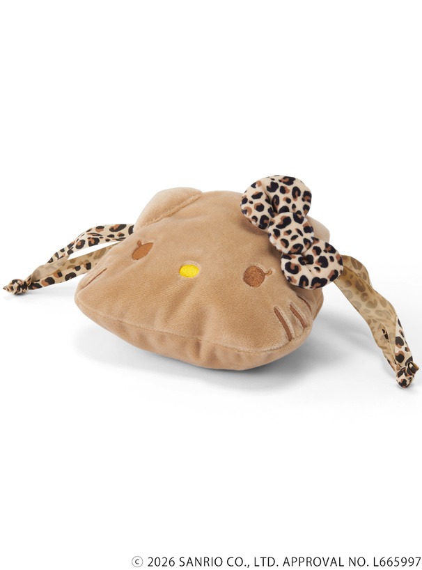 🎀【預訂】小麥色肌膚 Kitty x GRL 豹紋索繩袋