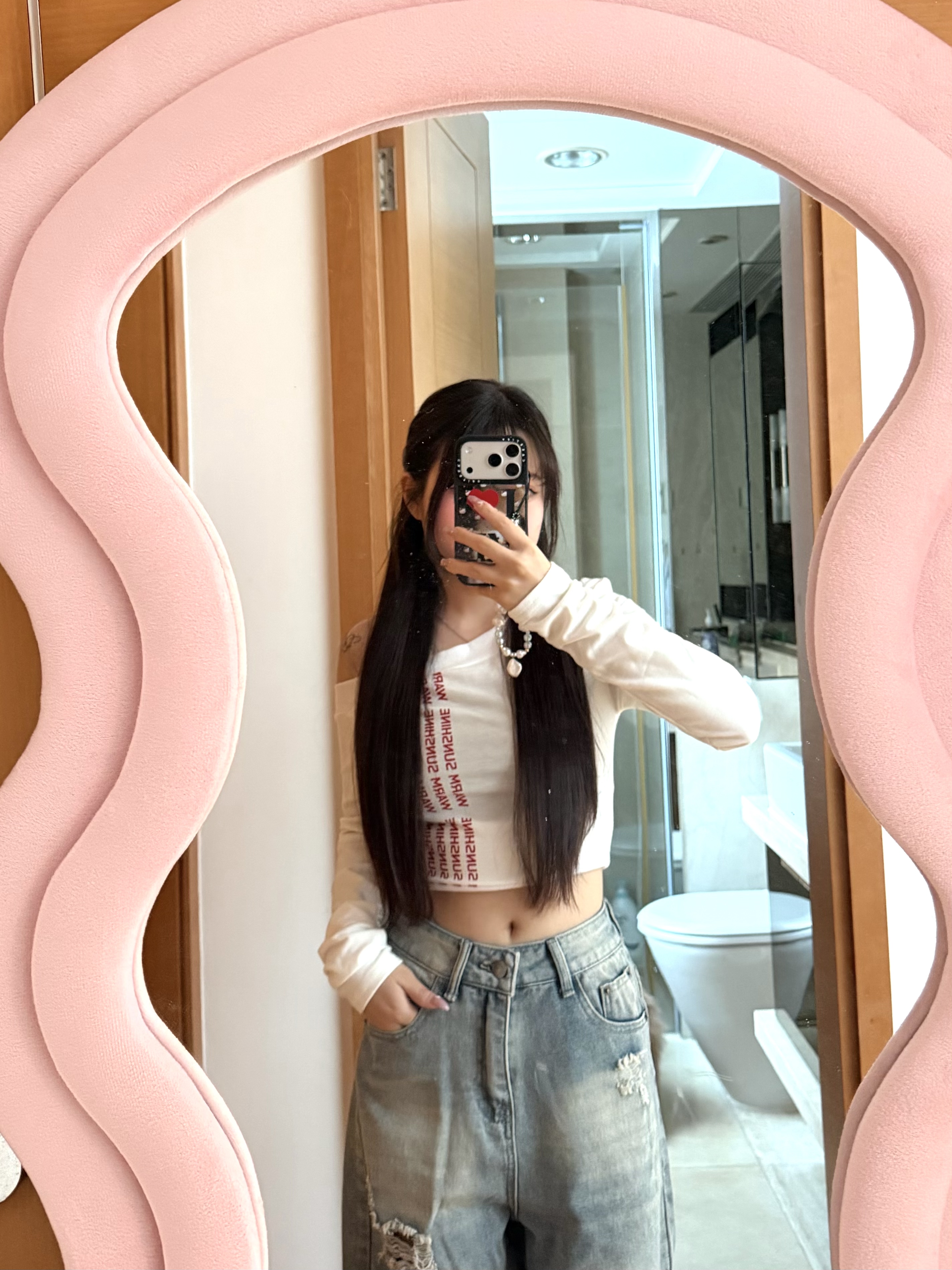 韓國撞色字句短身一字膊