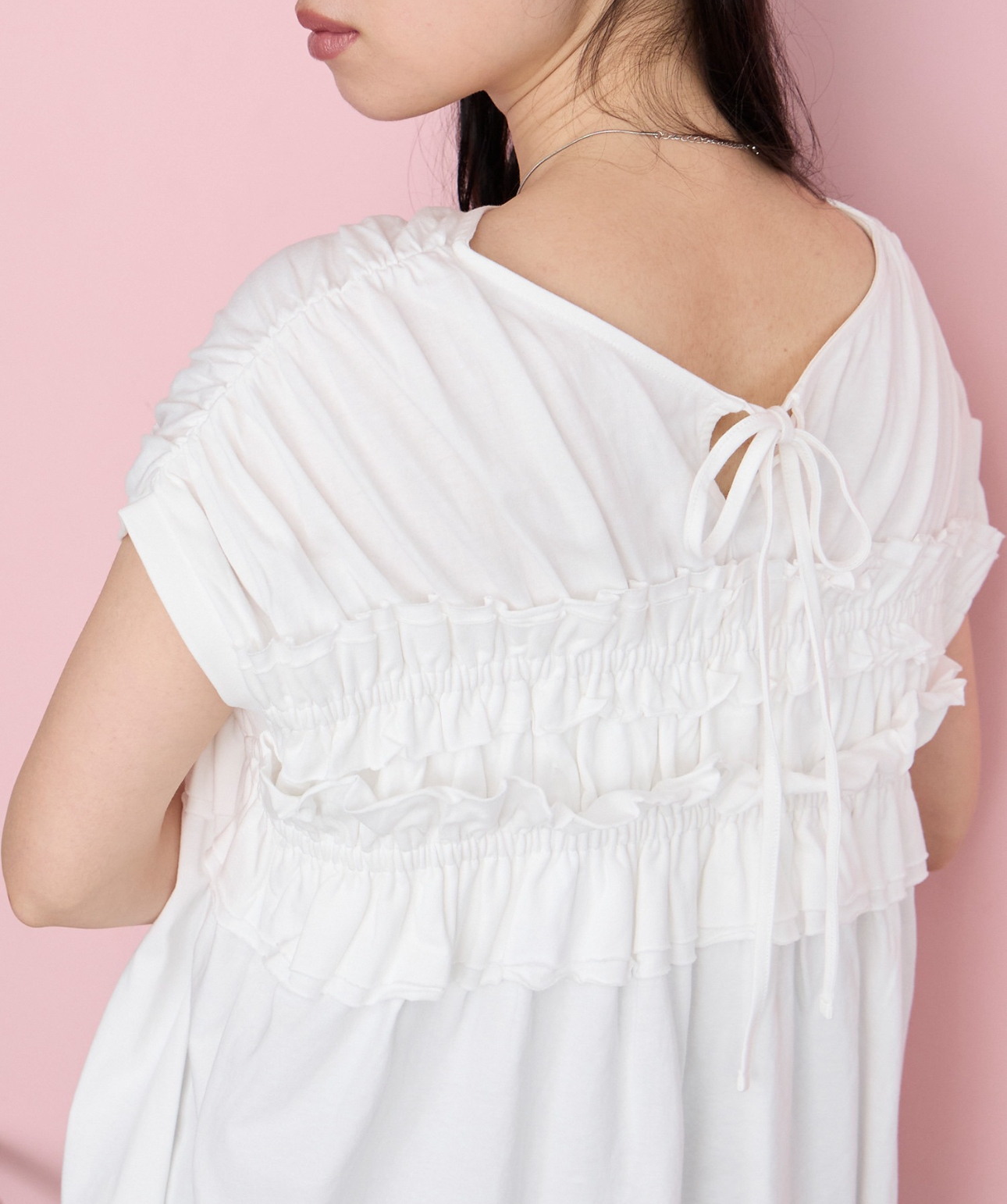 日本褶皺長款衫