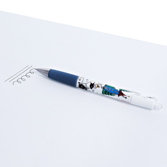 Moomin 姆明 日本製 Pilot Opt. 0.7mm 黑色 原子筆 (S4654200)