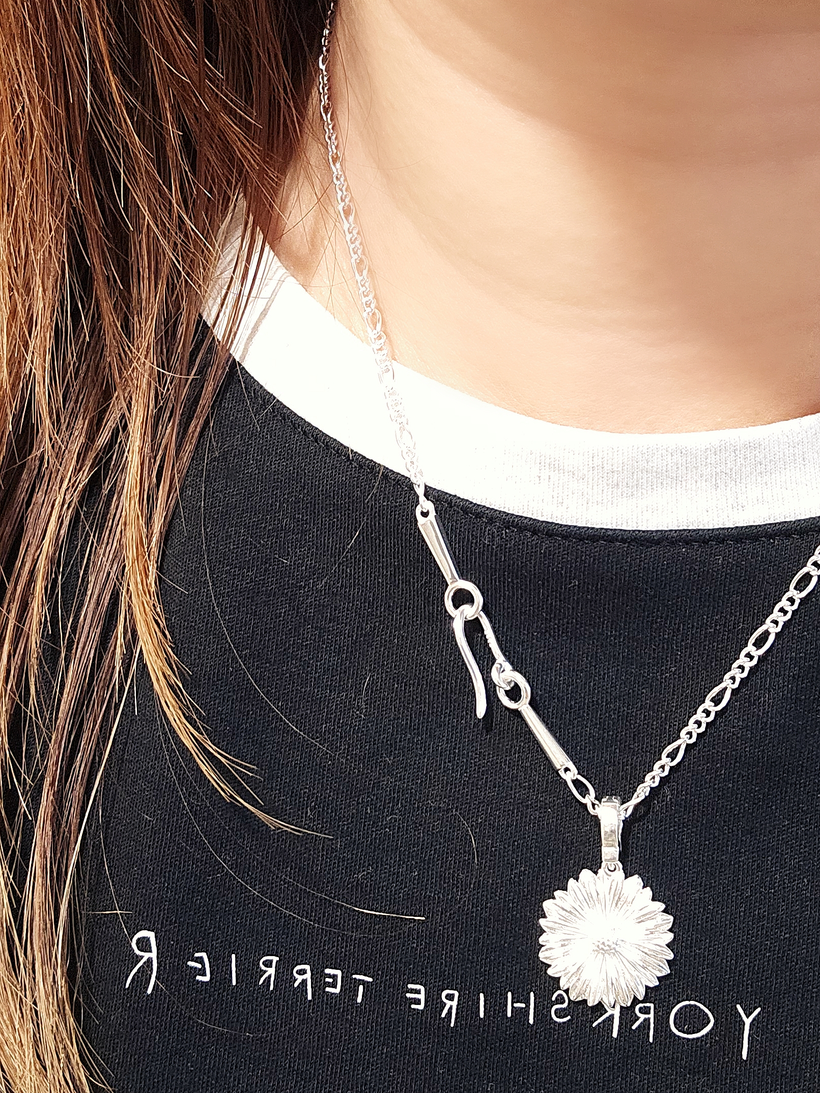 S925 - EN0107 Hook Clasp Chain Necklace