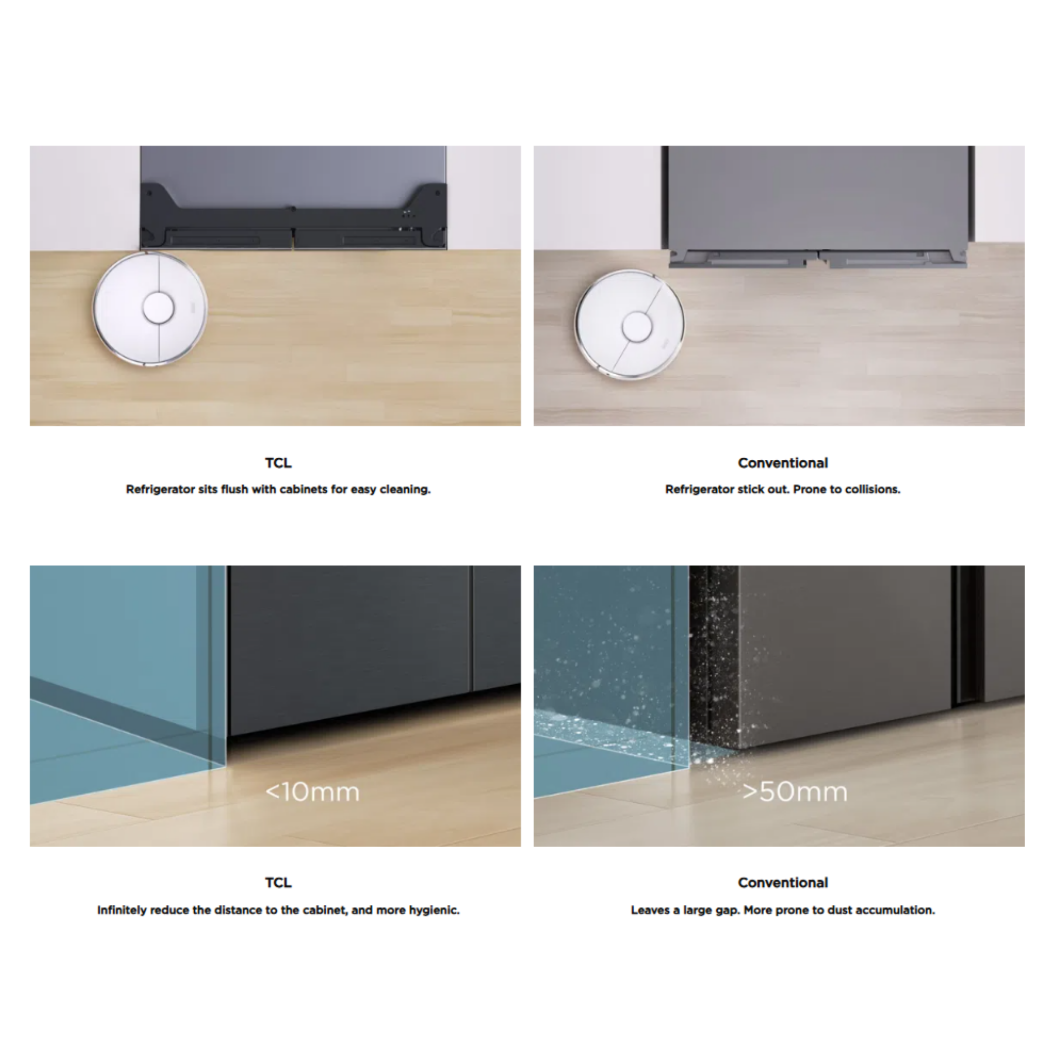 TCL 621L Side-by-Side Refrigerator (TR-S621AGP)