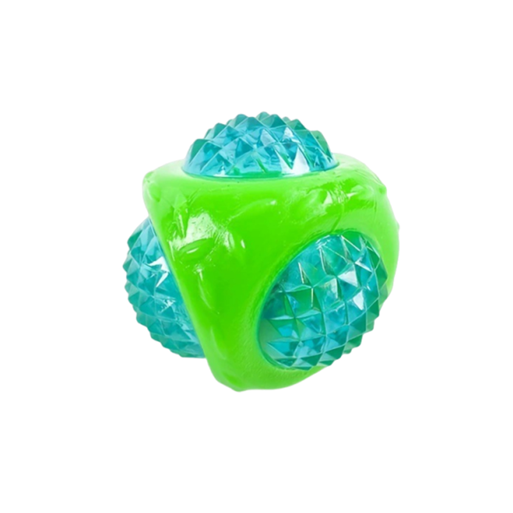 耐咬磨牙發光鑽石寵物玩具 紅色 UB0256