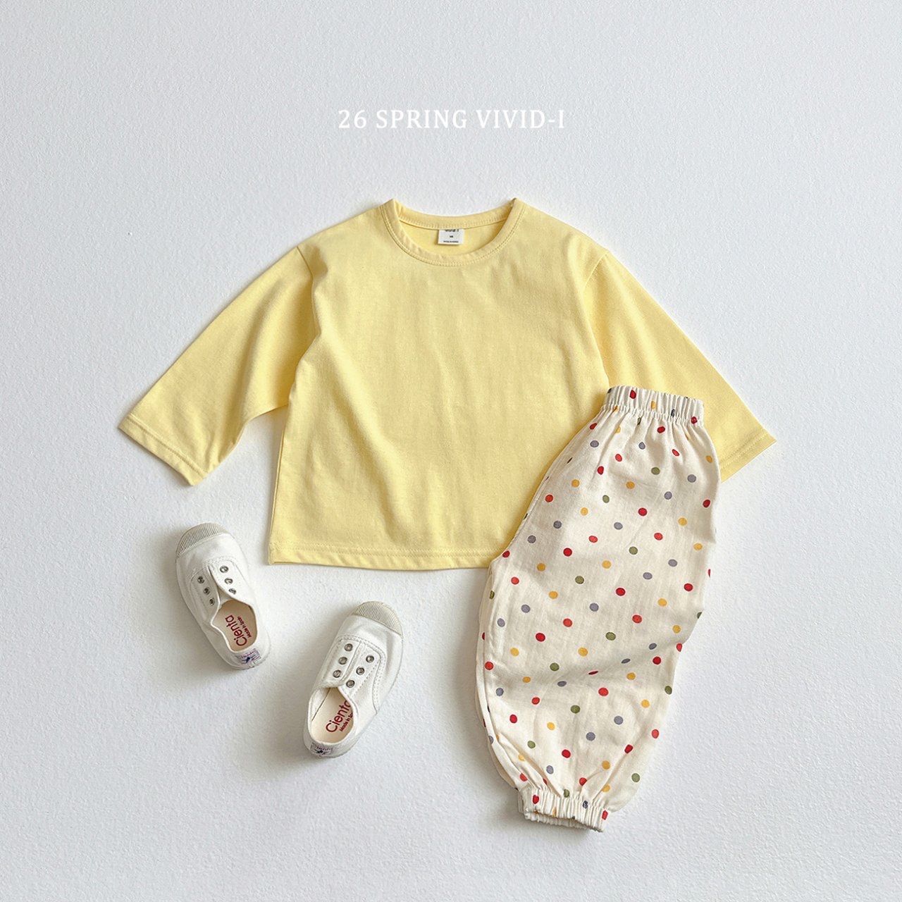 🌸預訂 韓國直送🌸🇰🇷VIVIDI四色日常寬鬆純色條紋長袖上衣套裝