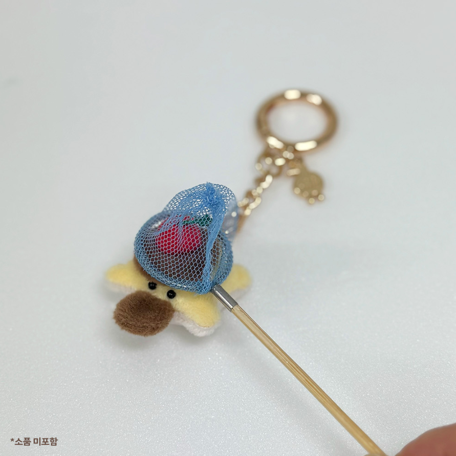 [NAIVE GARDEN] 迷你布丁造型鴨咀獸匙扣