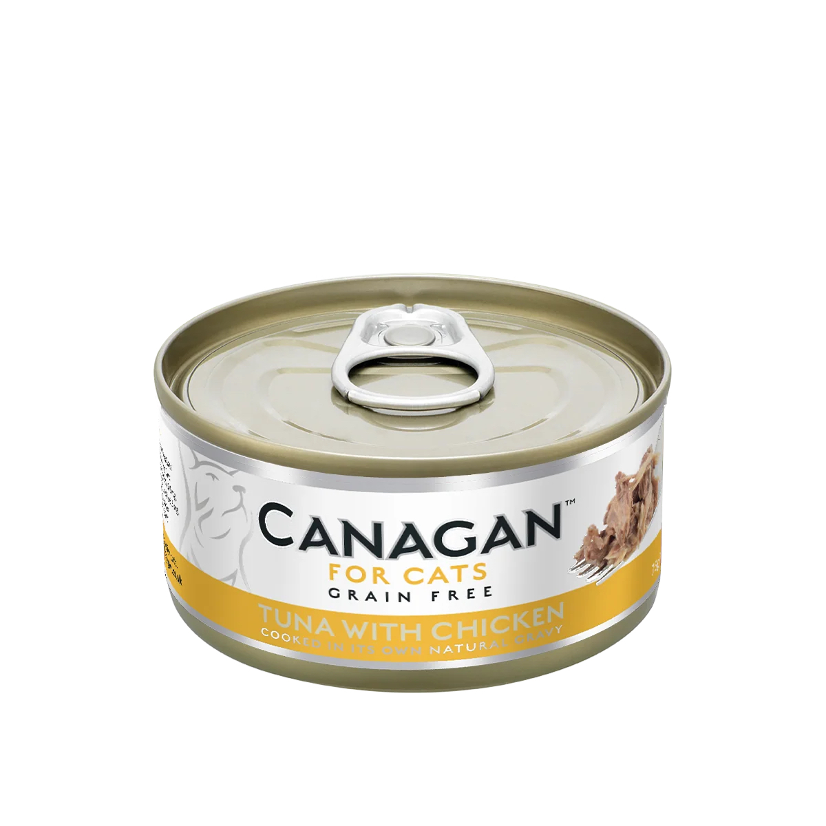 CANAGAN 原之選 吞拿魚伴雞肉配方 貓罐頭 75g