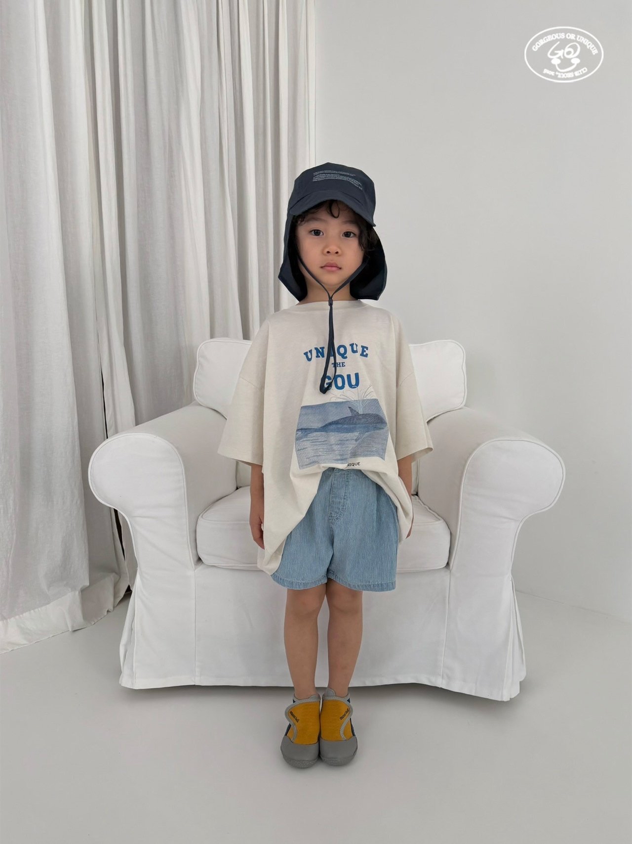 Gou | oversize T (M100-110) 款式為鬆身款