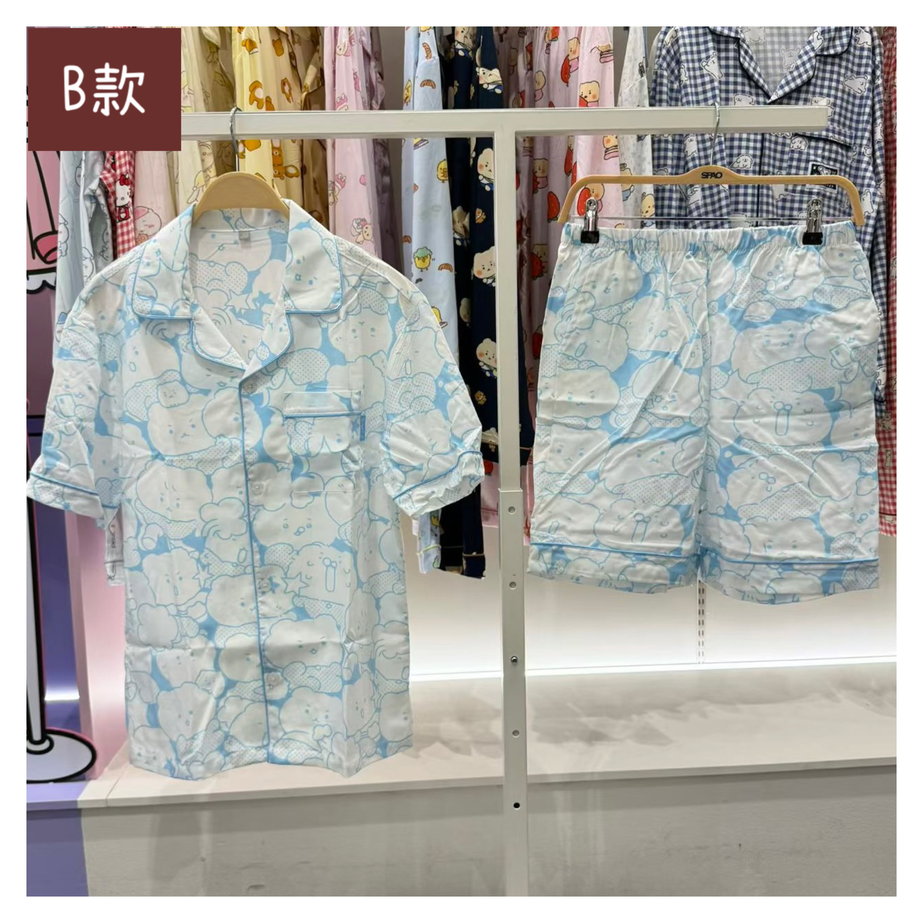 🇰🇷韓國SPAO x 土豆熊短䄂睡衣套裝