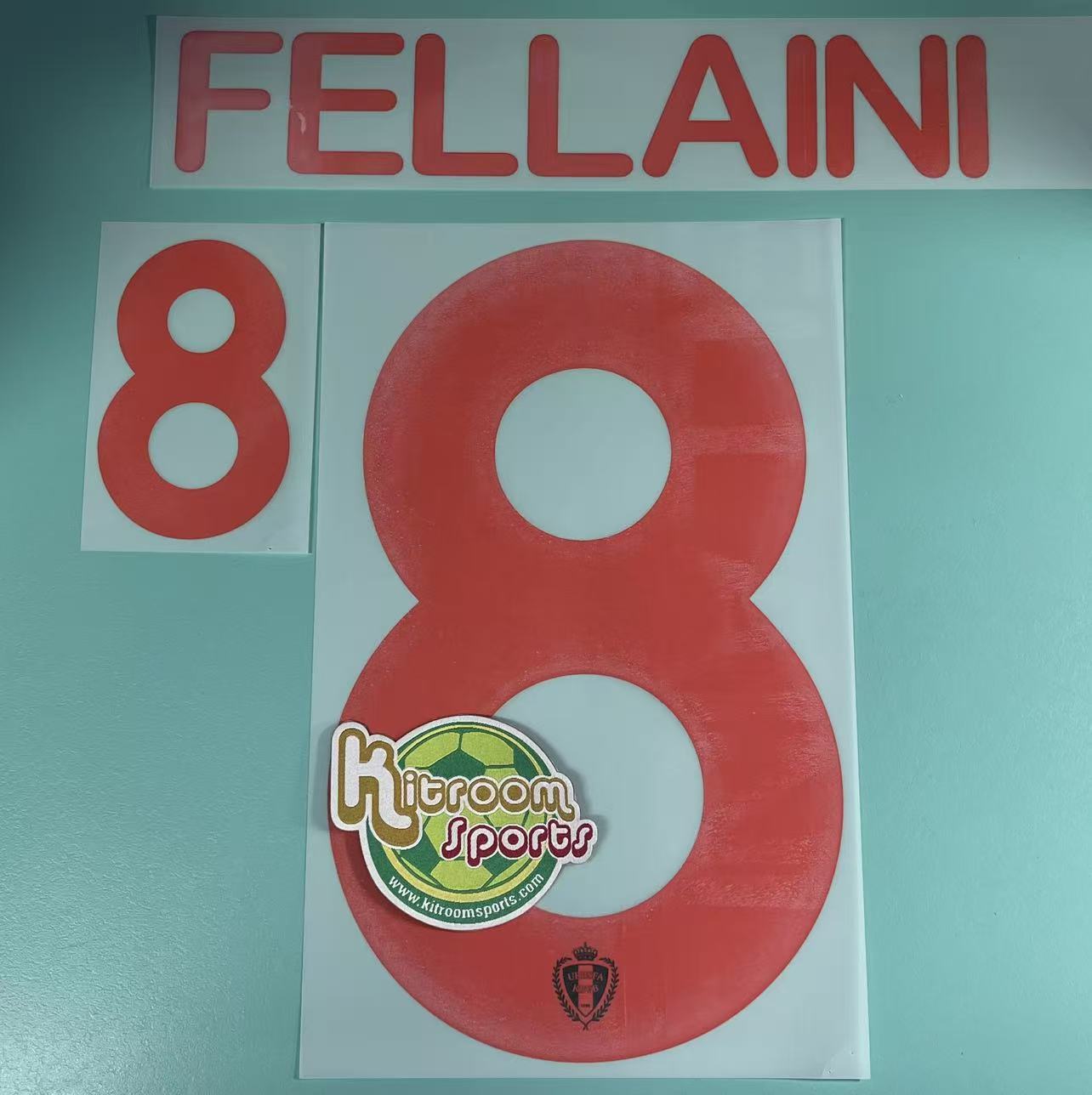 2014 Belgium Away Nameset #8 FELLAINI