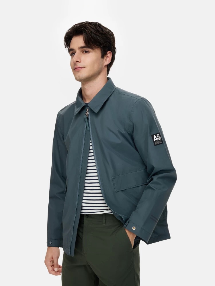 法國 AIGLE 防風防雨連帽拉鍊外套