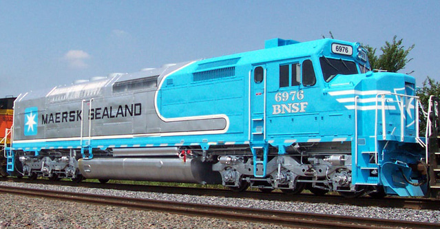 Kato SD40F Maersk N BN北美機車