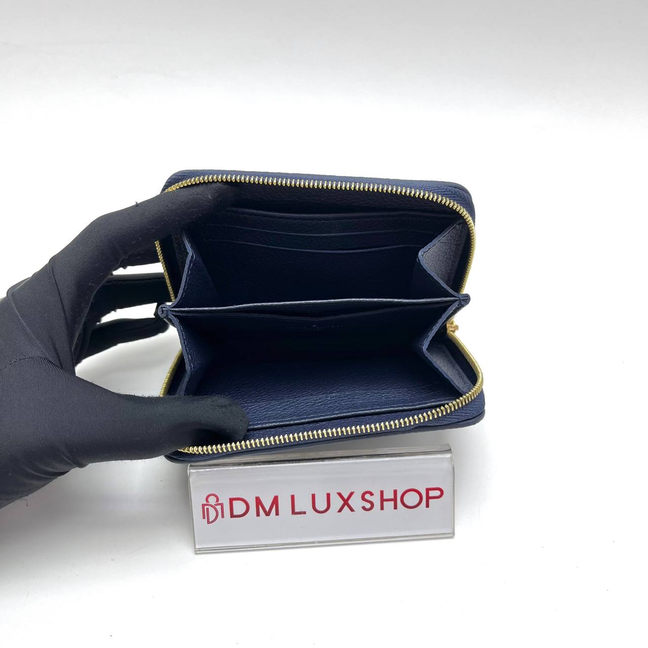 LV Bicolour Navy Blue Zippy Coin Purse