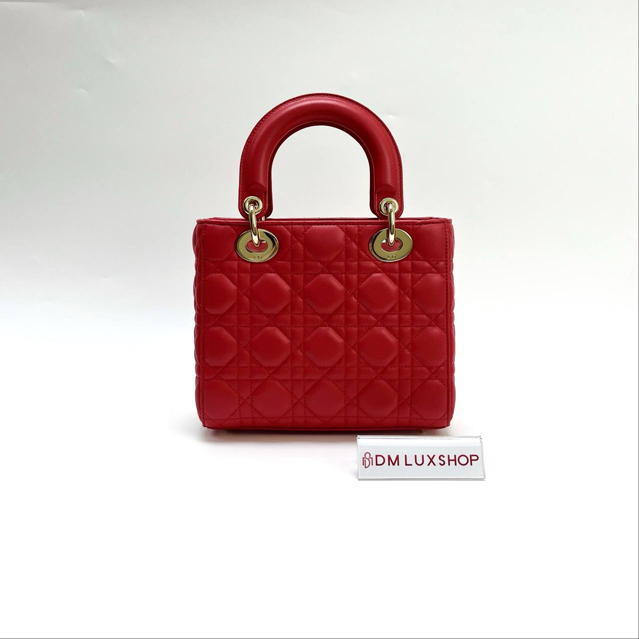 Dior Lady Dior Small Red GHW