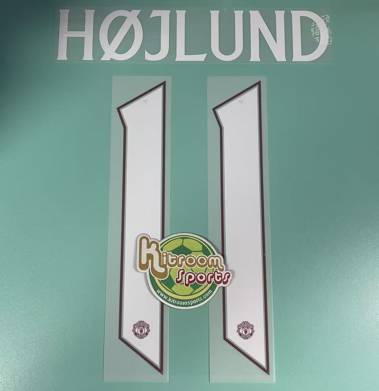 2023-24 Manchester United Away UCL Nameset #11 HOJLUND