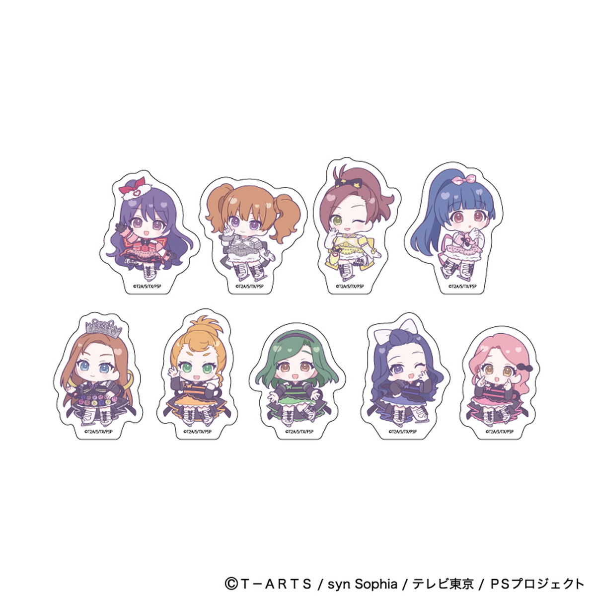 貼紙SET 星光少女 Pretty Series 02/星光少女 美夢成真ver. #P-PIG0162 [A3] (PRE-ORDER) [2026/06]