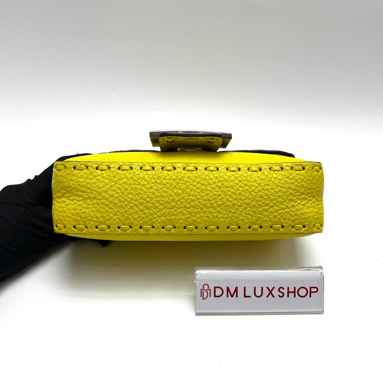 Fendi Mini Yellow Baguette SHW
