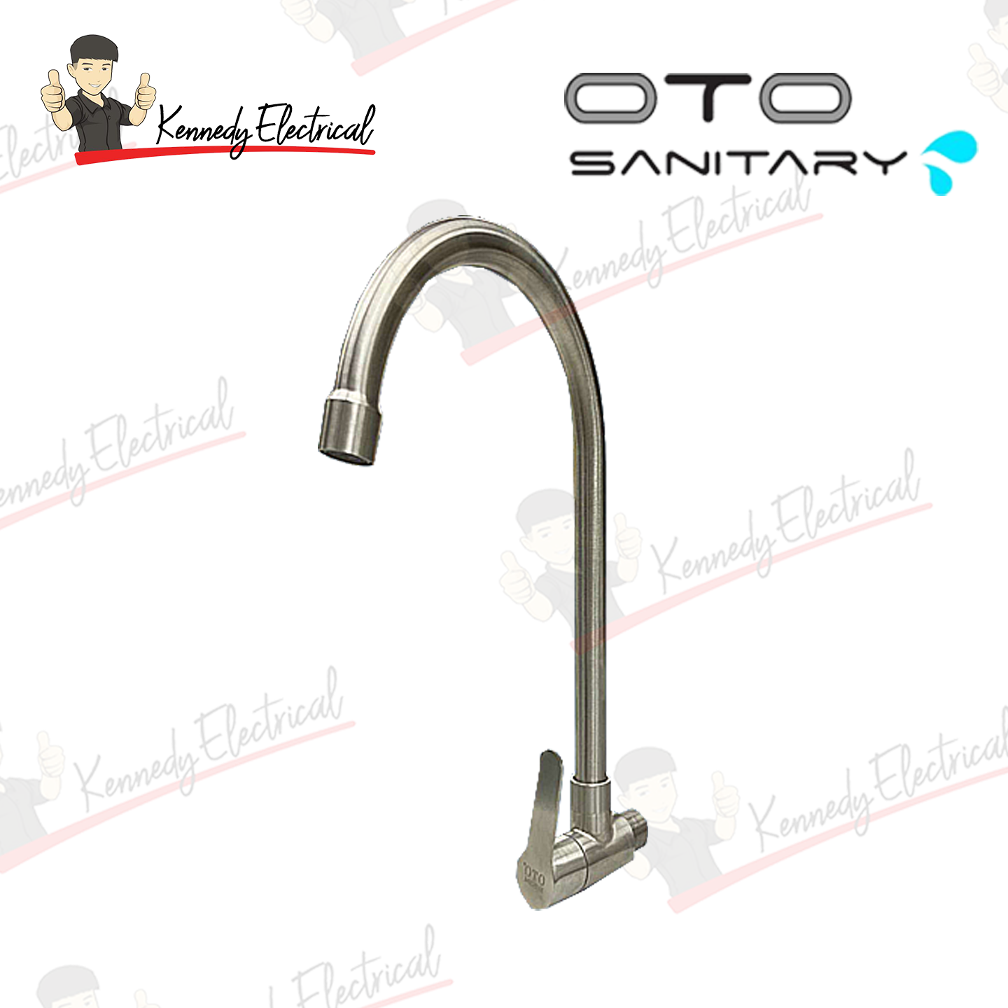 Otosani 304# Stainless Steel Wall Swan Tap (966-32#) OTO966-32