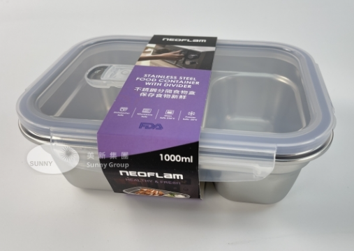 'NEO-100/Neoflam不鏽鋼食物盒 1000ml