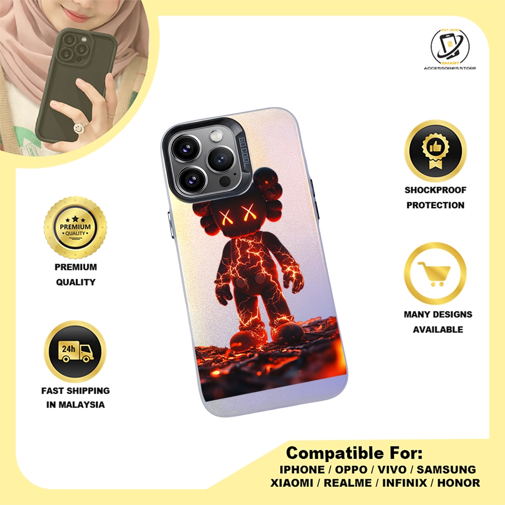 IMD CASE PHONE FOR OPPO - DESIGN KAWS B