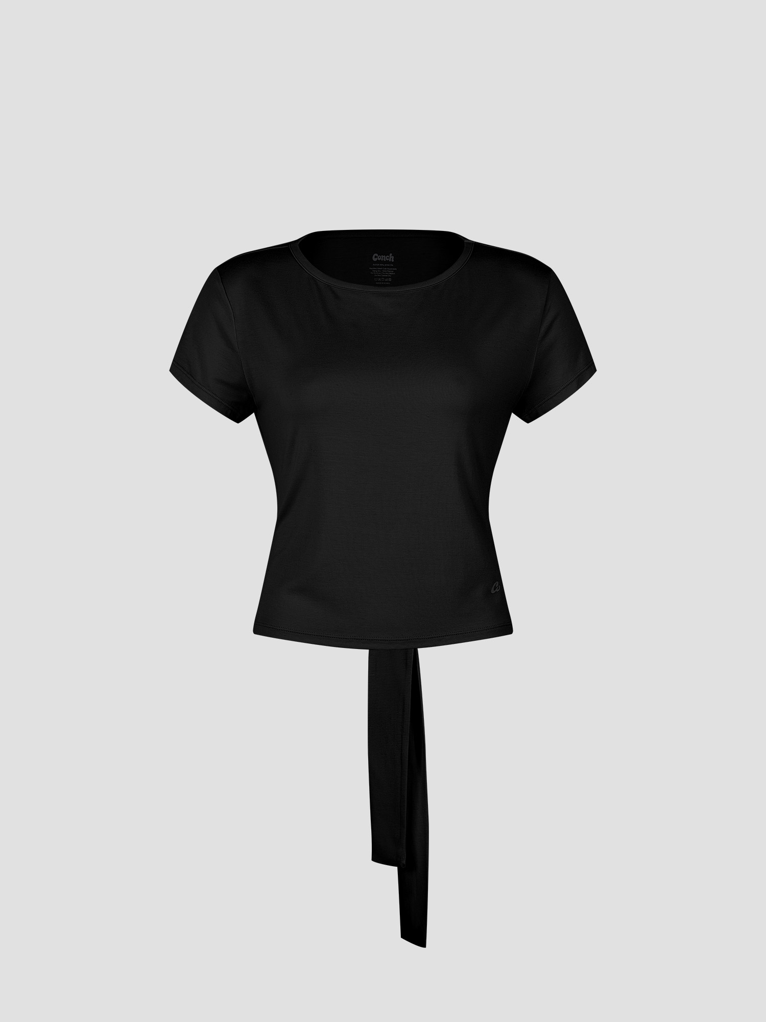 預購_Back strap cover-up short-sleeved T-shirt  by Conch