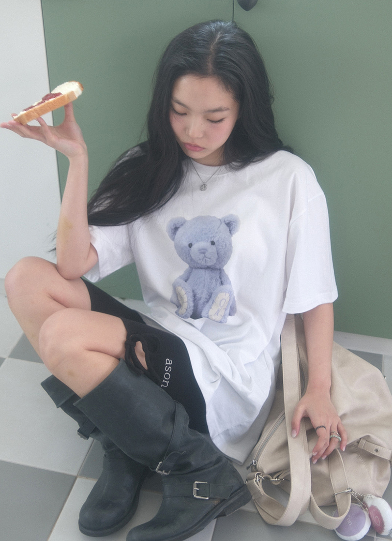 🇰🇷訂購｜ason 26SS｜TEDDY BLUE TEE 