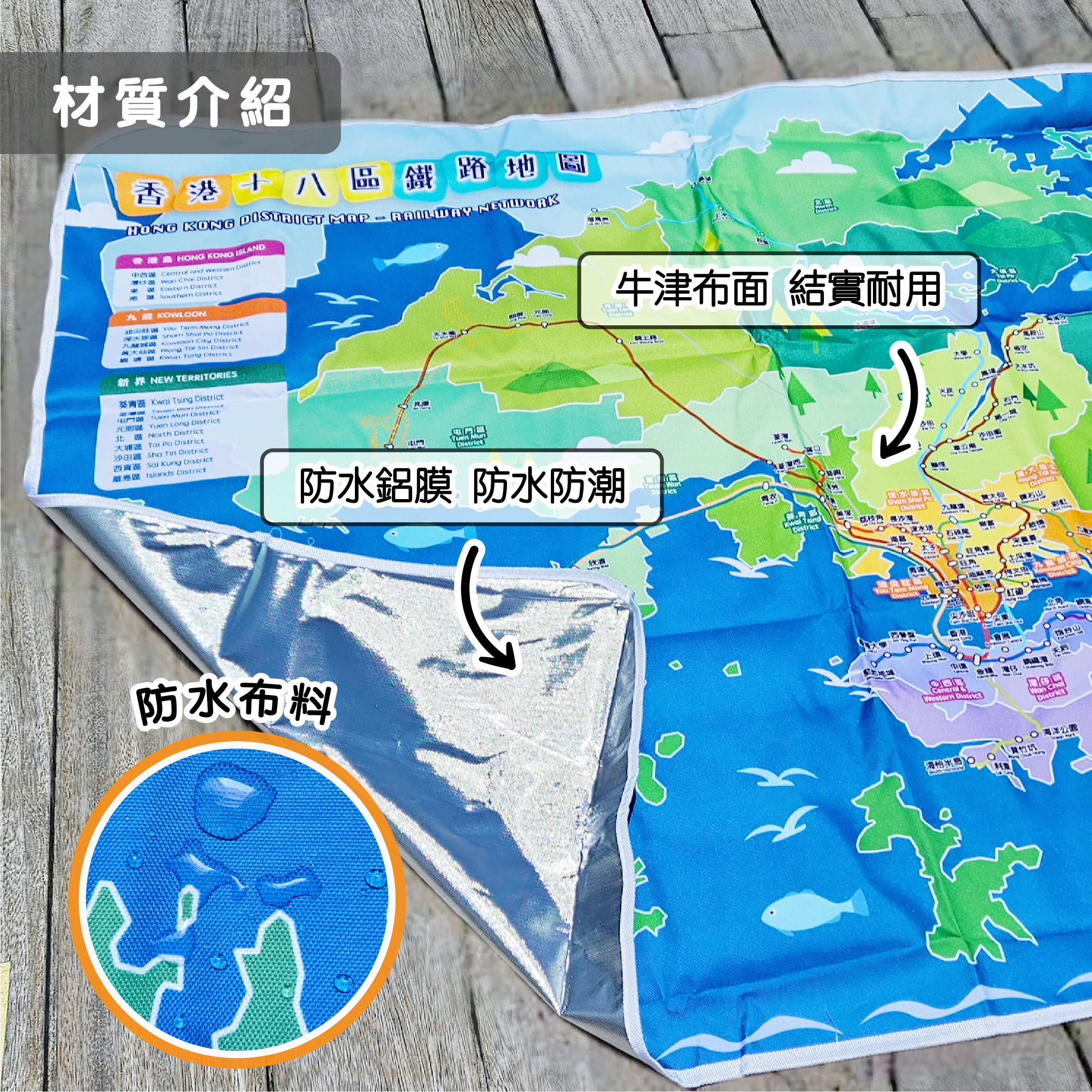 (現貨) 多用途防水旅遊墊 My Travel Mat