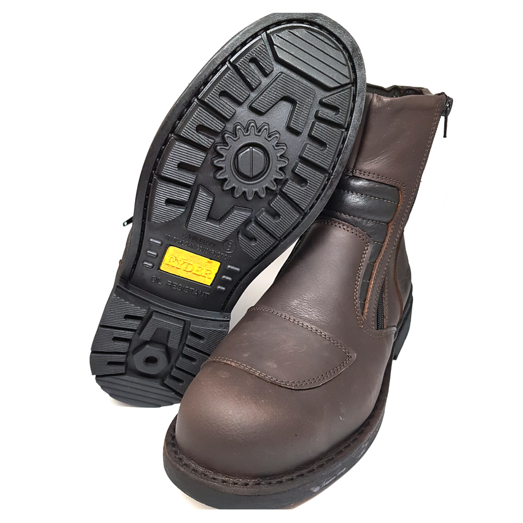 RYDER SAFETY SHOES 2 SIDE ZIP 8' INCH 59252 Kasut Keselamatan