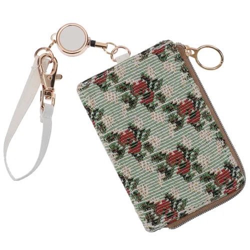 日本🗾品牌可伸縮L形拉鏈式證件套匙扣現貨💞