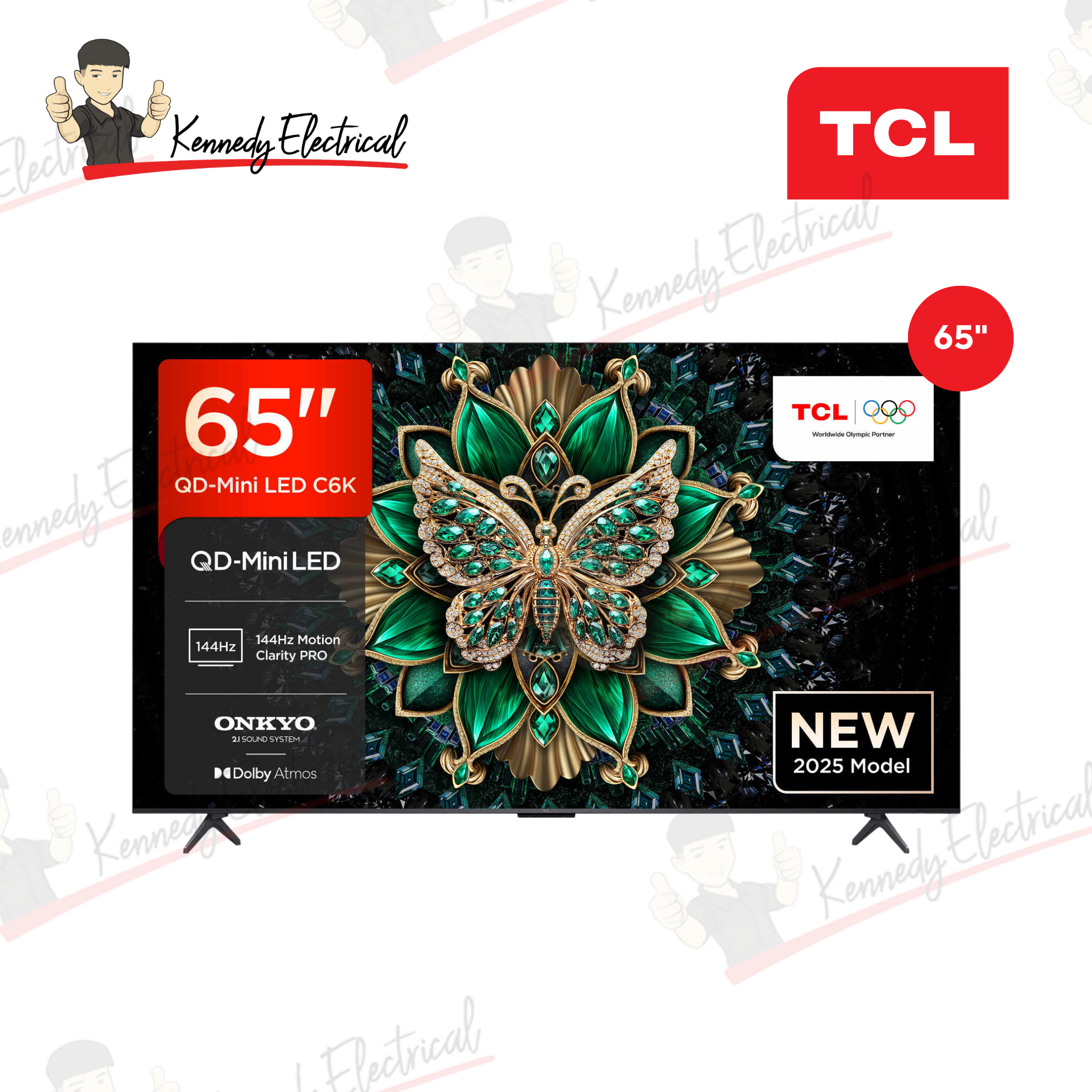 TCL 65" C6K Series QD-Mini LED 4K Google TV (65C6K)