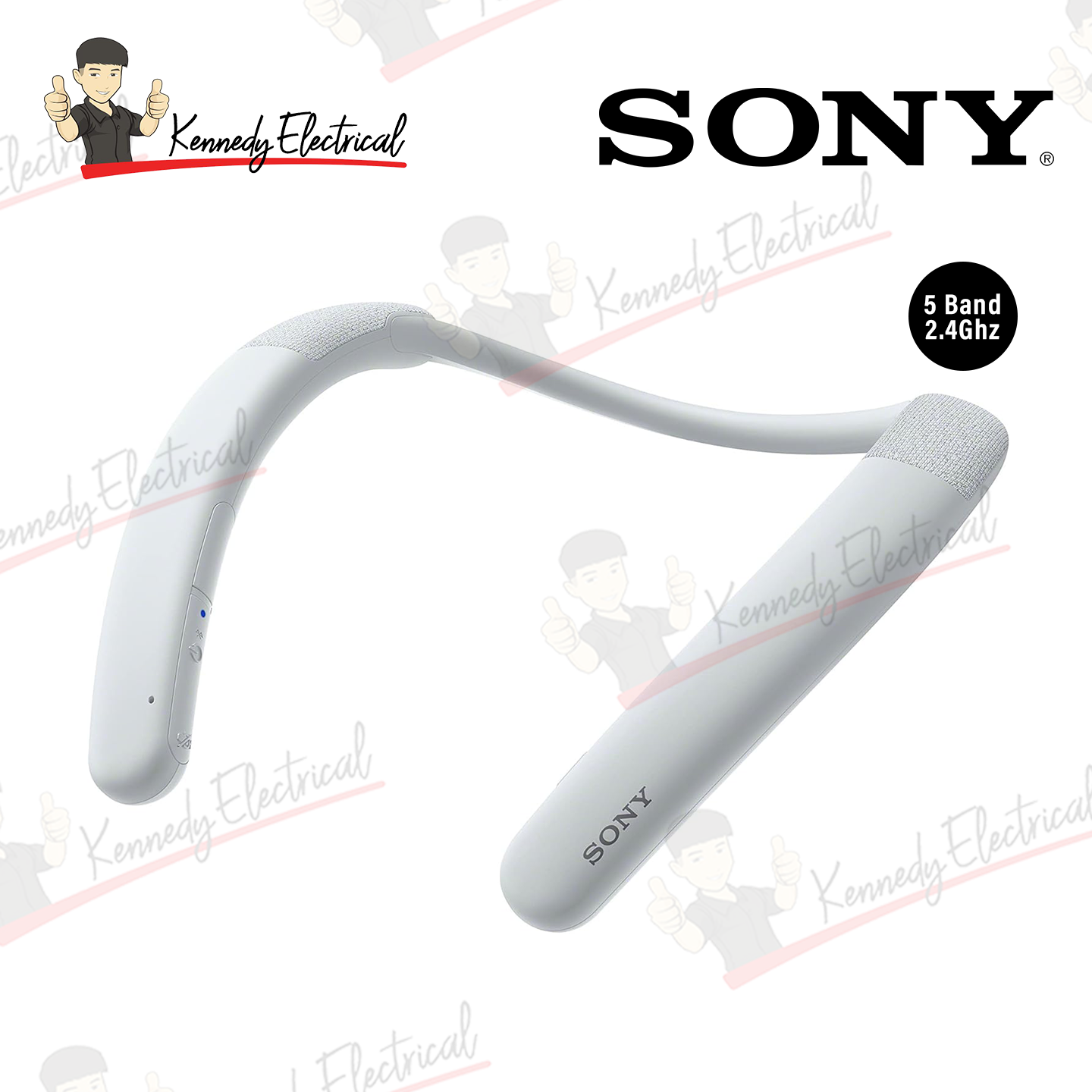 Sony Wireless Neckband Speaker White (SRS-NB10)