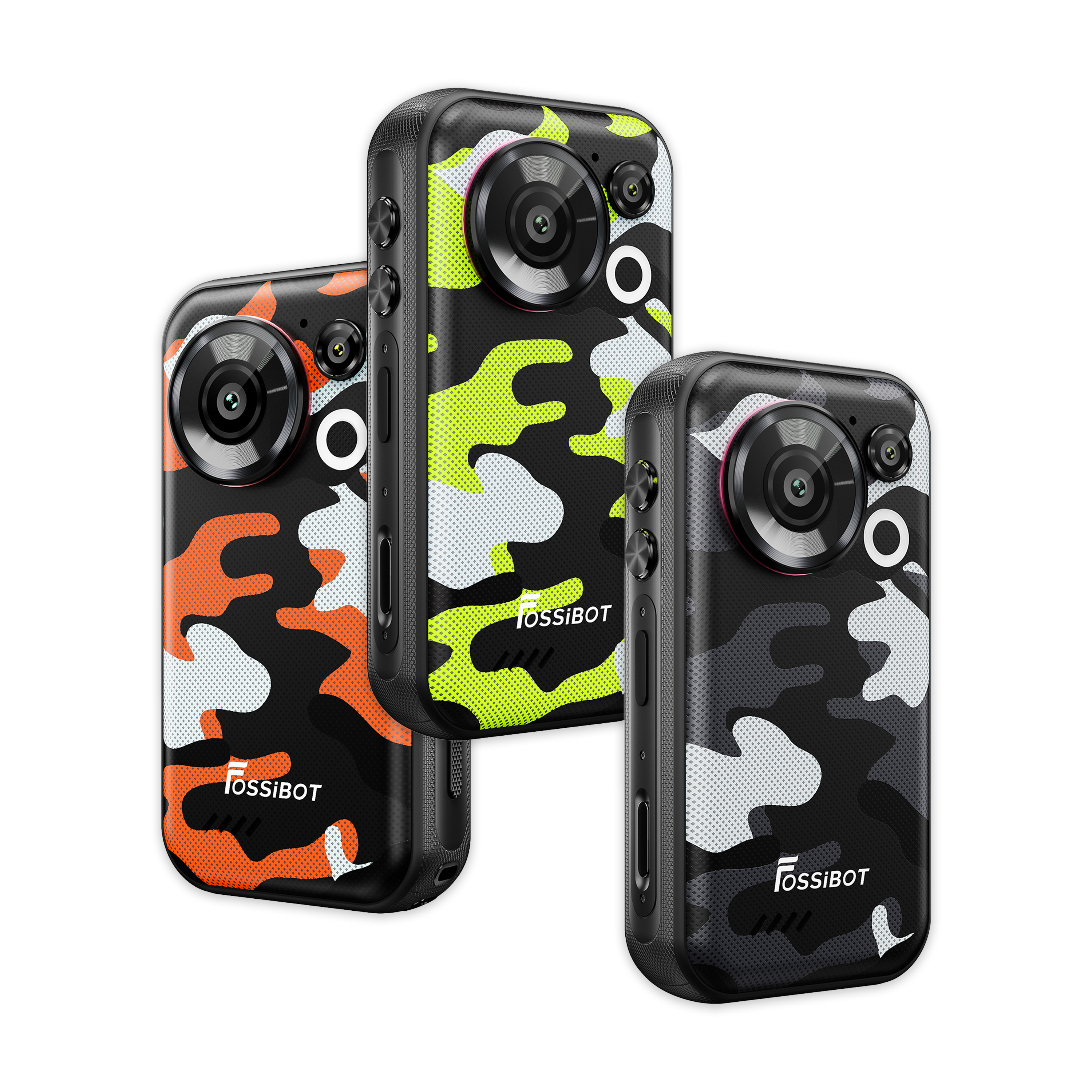 FOSSiBOT F116 Pro 5G | 4吋 120Hz 3700mAh RGB氛圍燈 支架接口 快門鍵 WiFi6 迷你 三防手機 Mini Rugged Phone
