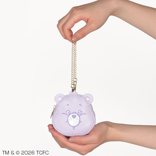 🎀【預訂】MARY QUANT x Care Bears Face Die-Cut Pouch L