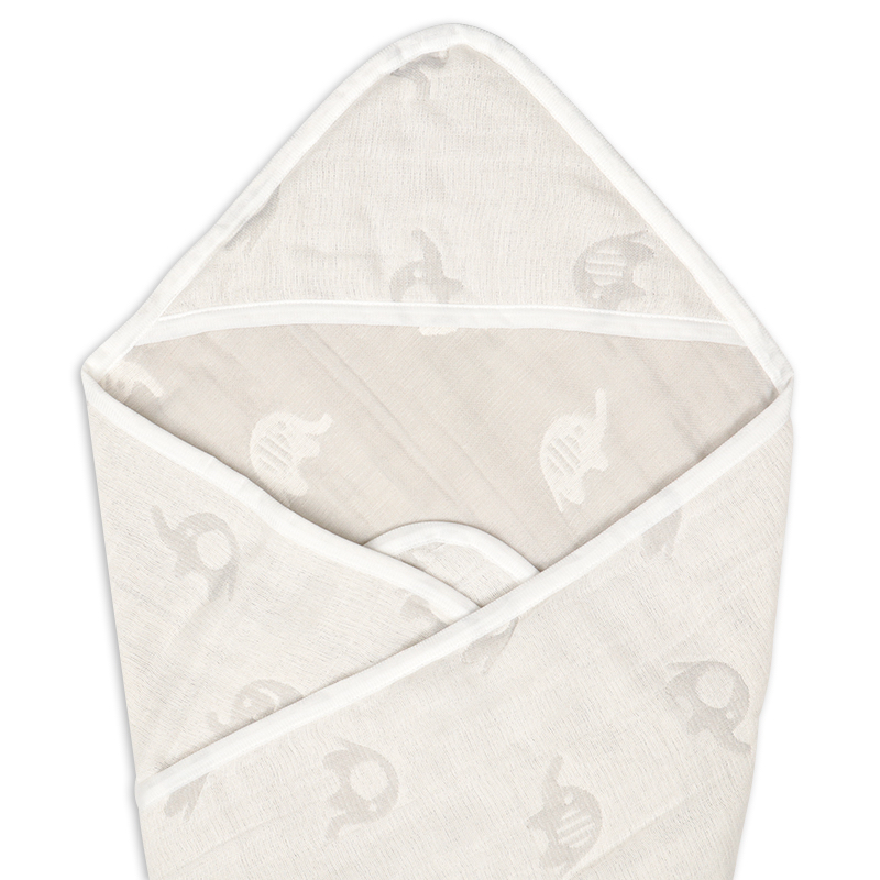 🇯🇵預訂 日本直送🇯🇵大象圖案棉紗包被襁褓