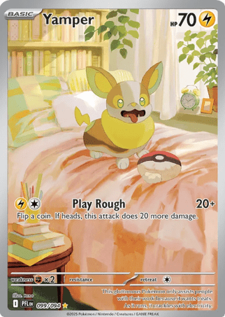 Pokemon TCG  Phantasmal Flames - Yamper-099-094