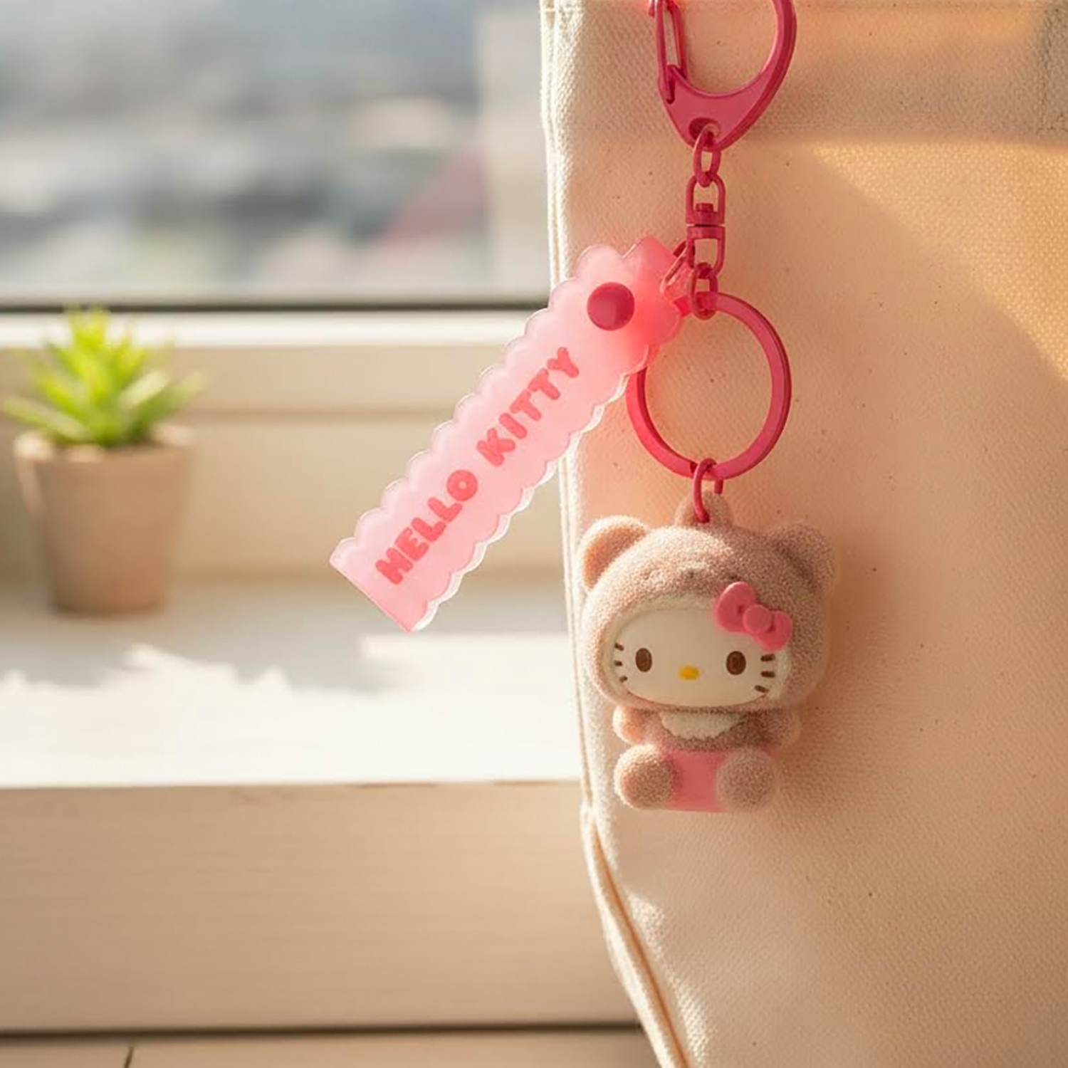 Sanrio - 立體公仔掛飾 (Hello Kitty小熊款)