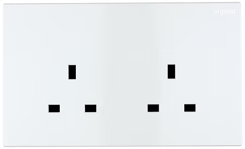 Legrand Galion 白 13A孖蘇 插座