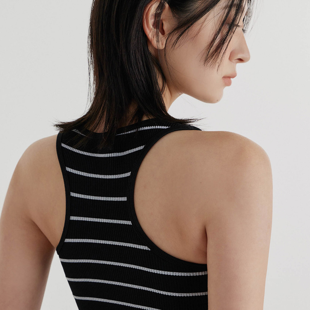 【無縫入膊】預購_FEWSBT085 Seamless Striped Racerback by front2line