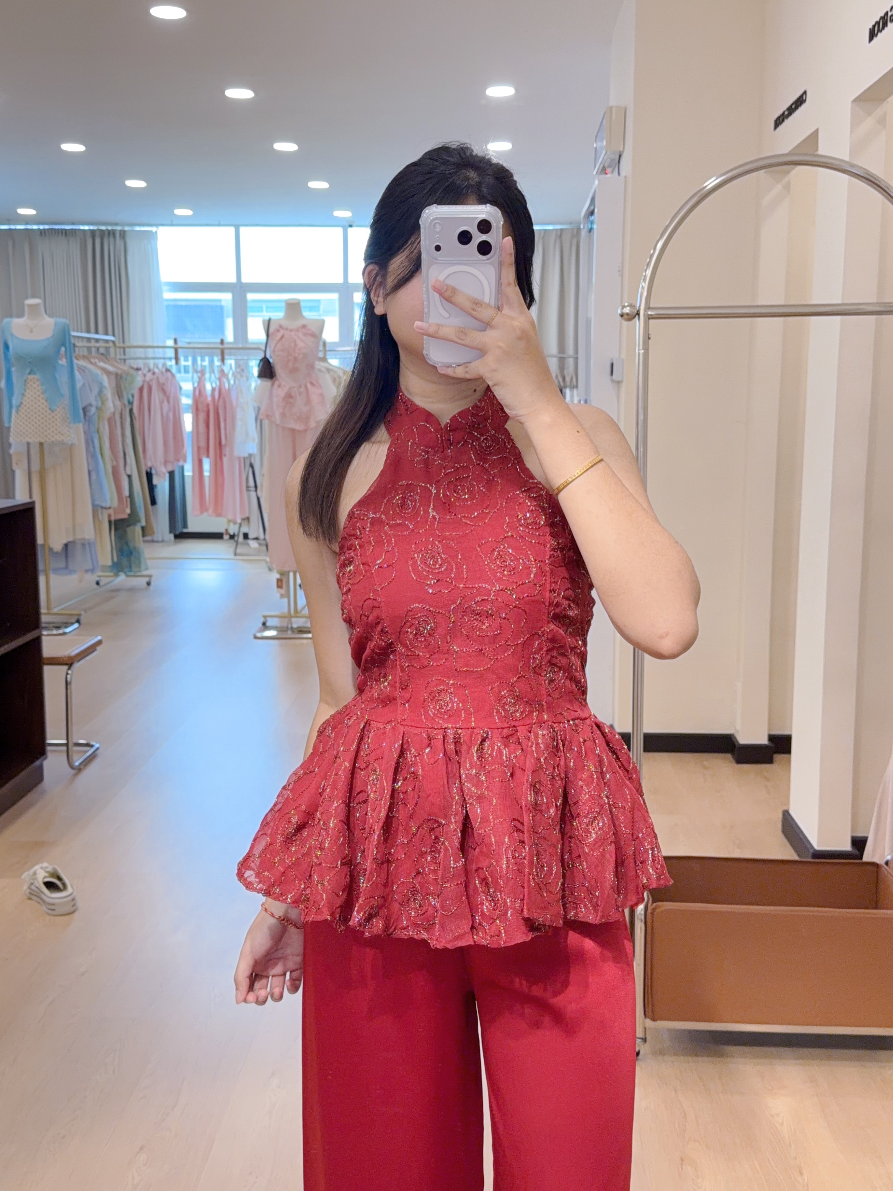 A111新中式套装旗袍